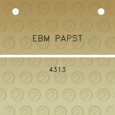 ebm-papst-4313