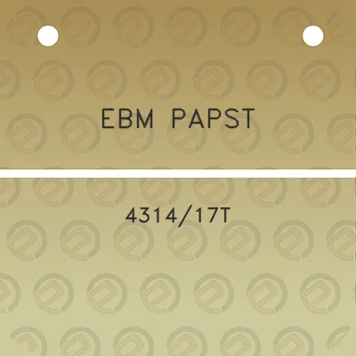 ebm-papst-431417t