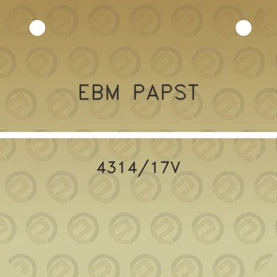 ebm-papst-431417v