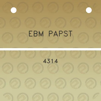 ebm-papst-4314