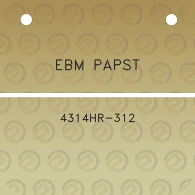 ebm-papst-4314hr-312