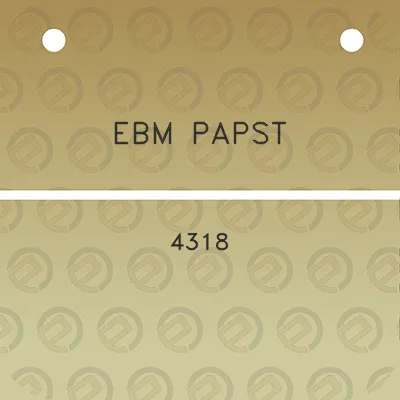 ebm-papst-4318