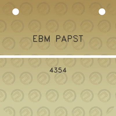 ebm-papst-4354