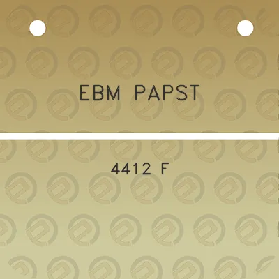 ebm-papst-4412-f