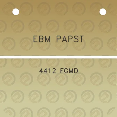 ebm-papst-4412-fgmd