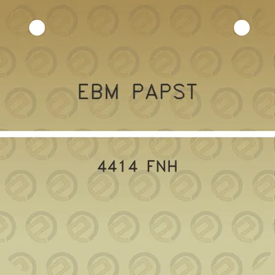 ebm-papst-4414-fnh