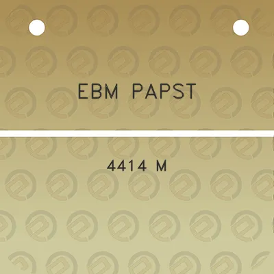 ebm-papst-4414-m