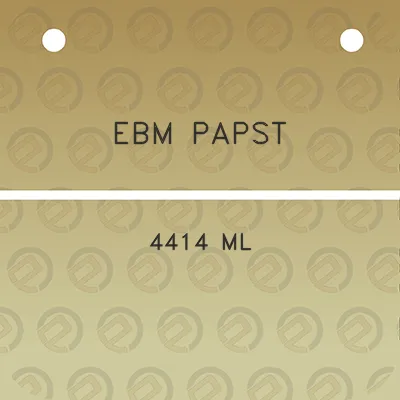 ebm-papst-4414-ml