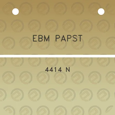 ebm-papst-4414-n