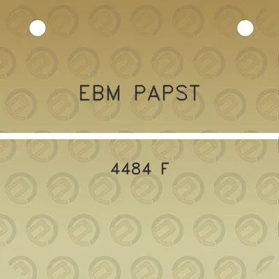 ebm-papst-4484-f