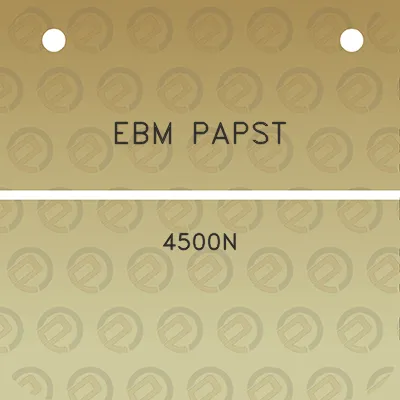 ebm-papst-4500n