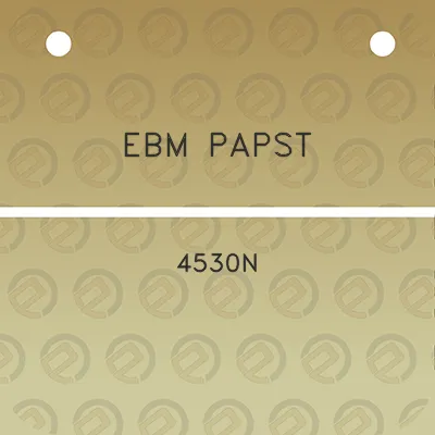 ebm-papst-4530n