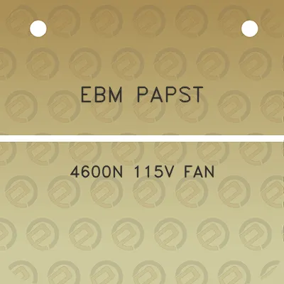 ebm-papst-4600n-115v-fan