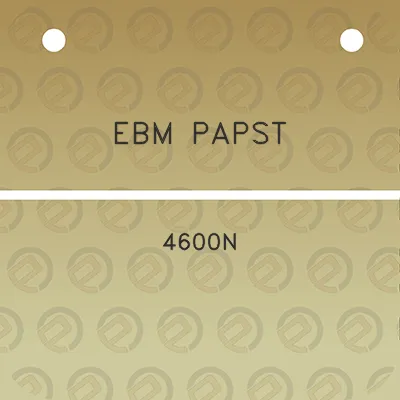 ebm-papst-4600n