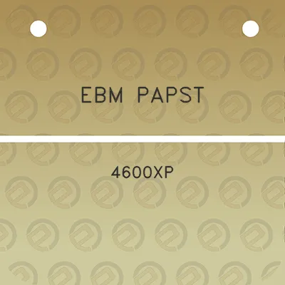 ebm-papst-4600xp