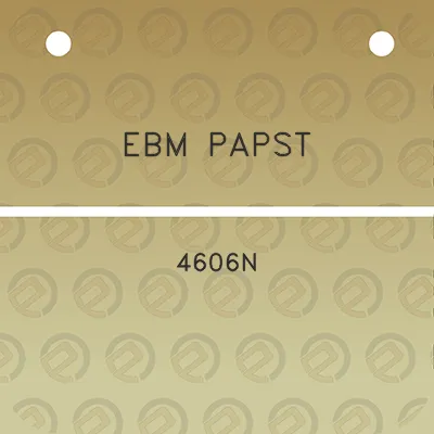 ebm-papst-4606n