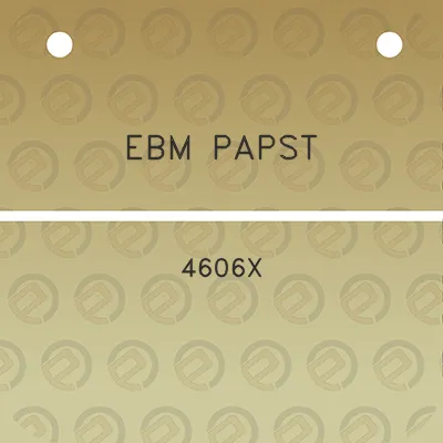 ebm-papst-4606x