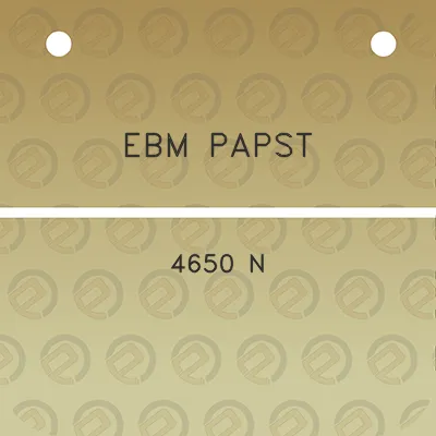 ebm-papst-4650-n