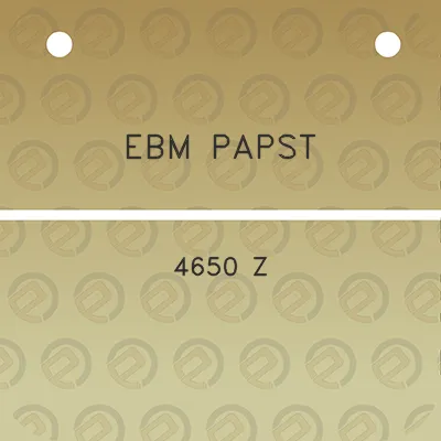 ebm-papst-4650-z