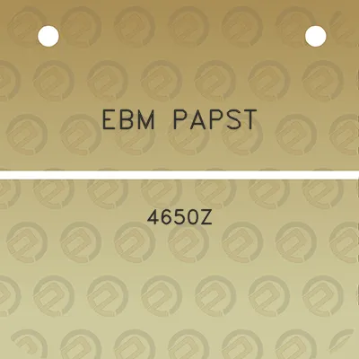 ebm-papst-4650z