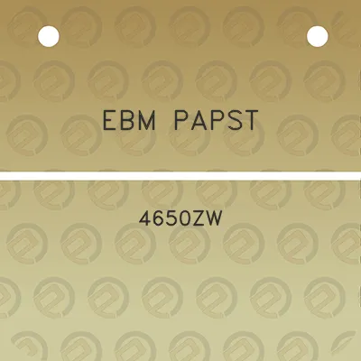 ebm-papst-4650zw