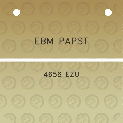 ebm-papst-4656-ezu