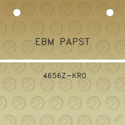 ebm-papst-4656z-kr0