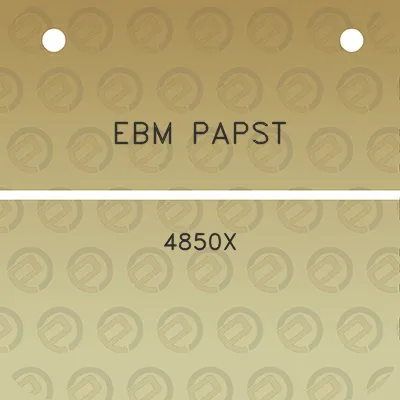 ebm-papst-4850x