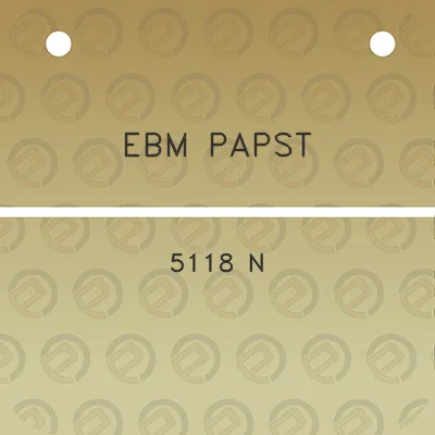 ebm-papst-5118-n