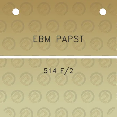 ebm-papst-514-f2