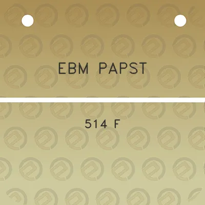 ebm-papst-514-f