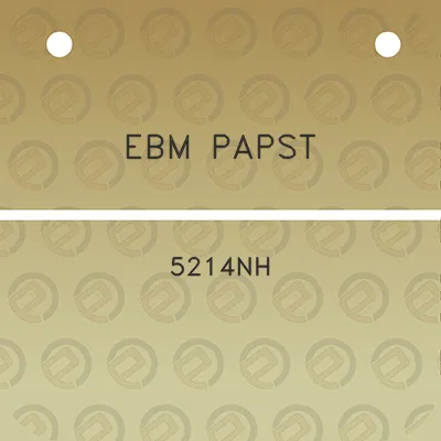 ebm-papst-5214nh