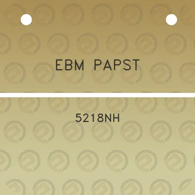 ebm-papst-5218nh