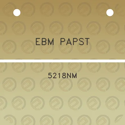 ebm-papst-5218nm