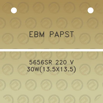 ebm-papst-5656sr-220-v-30w135x135