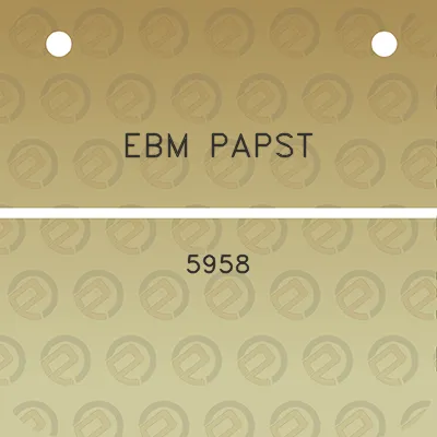 ebm-papst-5958