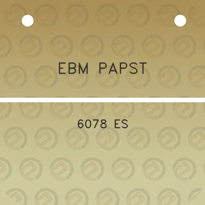 ebm-papst-6078-es