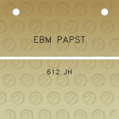 ebm-papst-612-jh