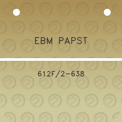 ebm-papst-612f2-638