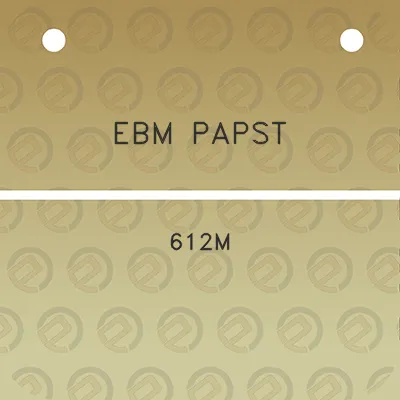 ebm-papst-612m