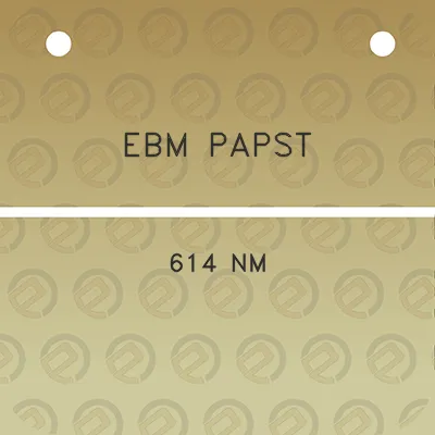 ebm-papst-614-nm