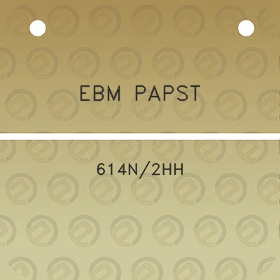 ebm-papst-614n2hh