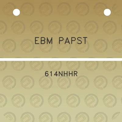 ebm-papst-614nhhr