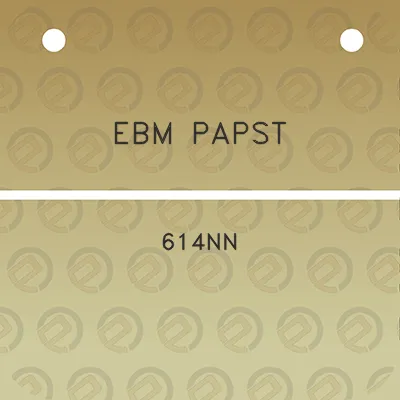 ebm-papst-614nn