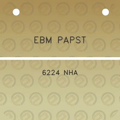 ebm-papst-6224-nha