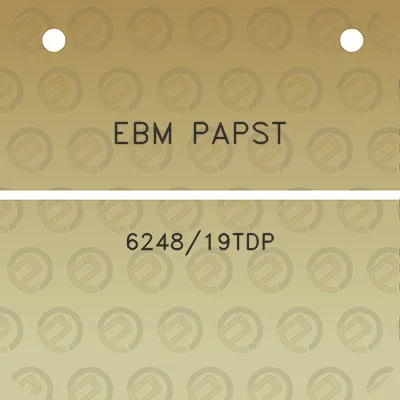 ebm-papst-624819tdp