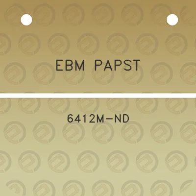 ebm-papst-6412m-nd