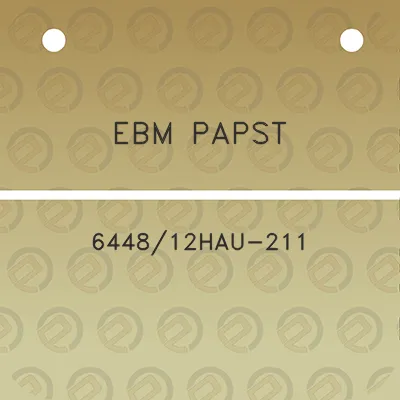 ebm-papst-644812hau-211