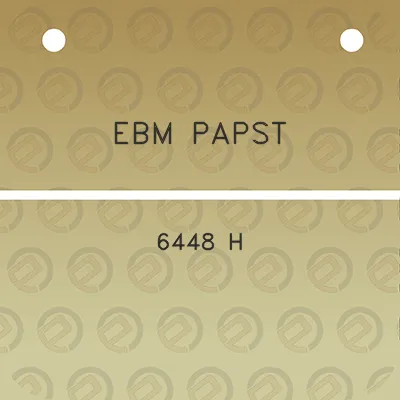 ebm-papst-6448-h