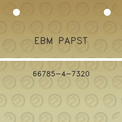 ebm-papst-66785-4-7320